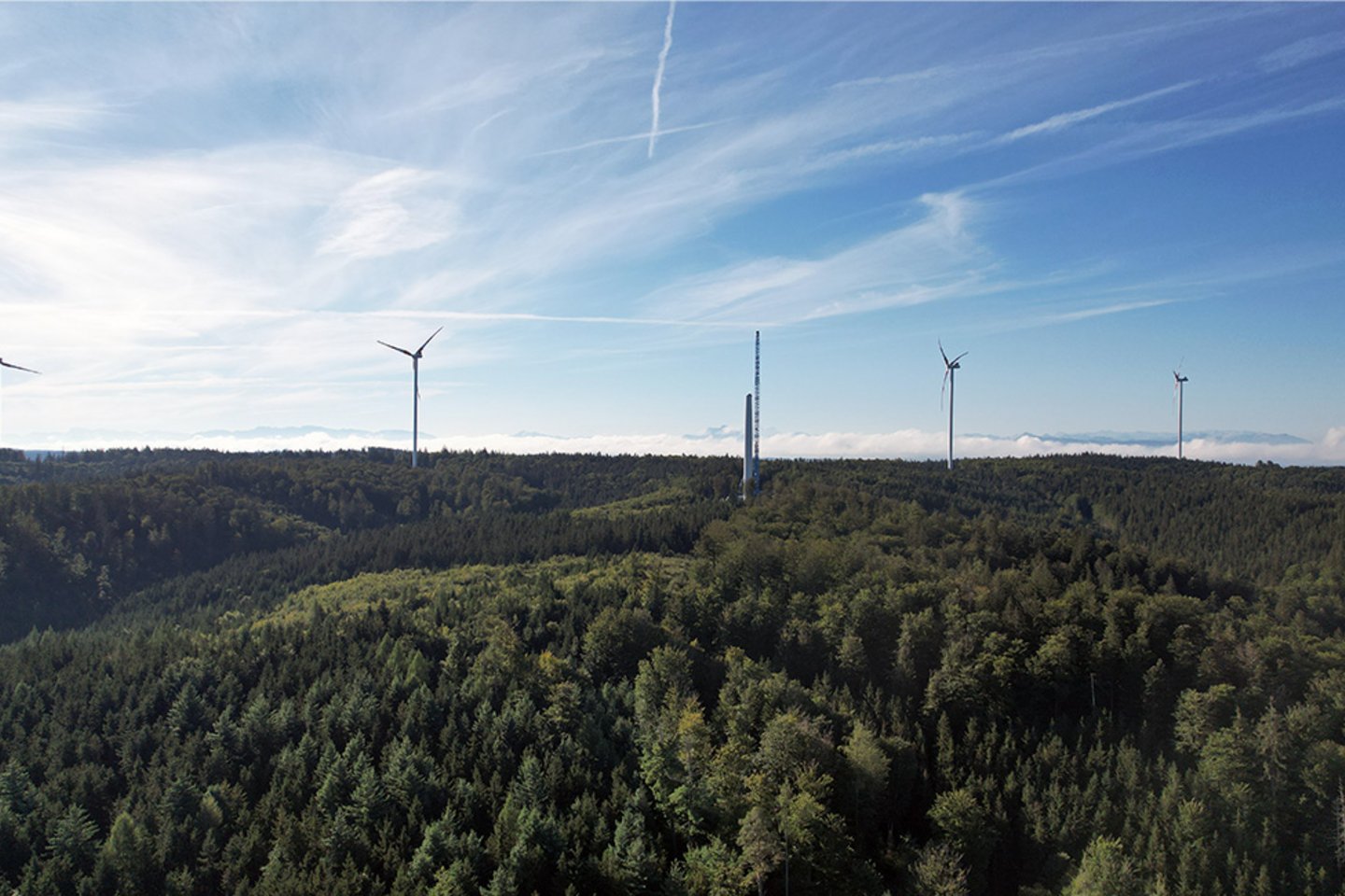 Windpark Munderfing, Erweiterung 2022 mit sechster Anlage, V136, 3,45 MW