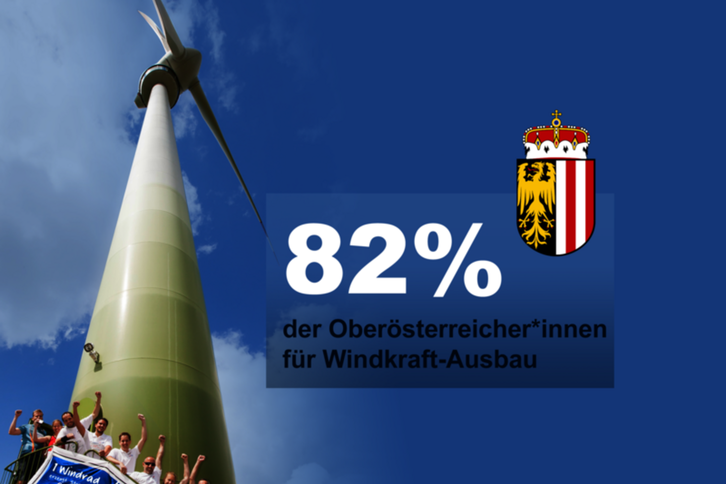 Zustimmung zu Windenergie in Oberösterreich
