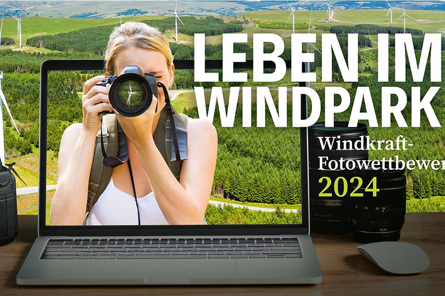 Fotowettbewerb "Leben im Windpark"