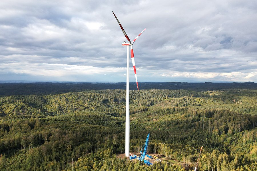 Windraderöffnung Windpark Mudnerfing 2022