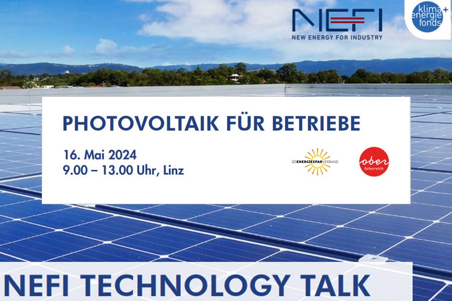 Technology Talk Photovoltaik für Betriebe, Energiesparverband OÖ, Ernst Steiner, Agri-Photovoltaik für Betriebe, EWS Sonnenfeld