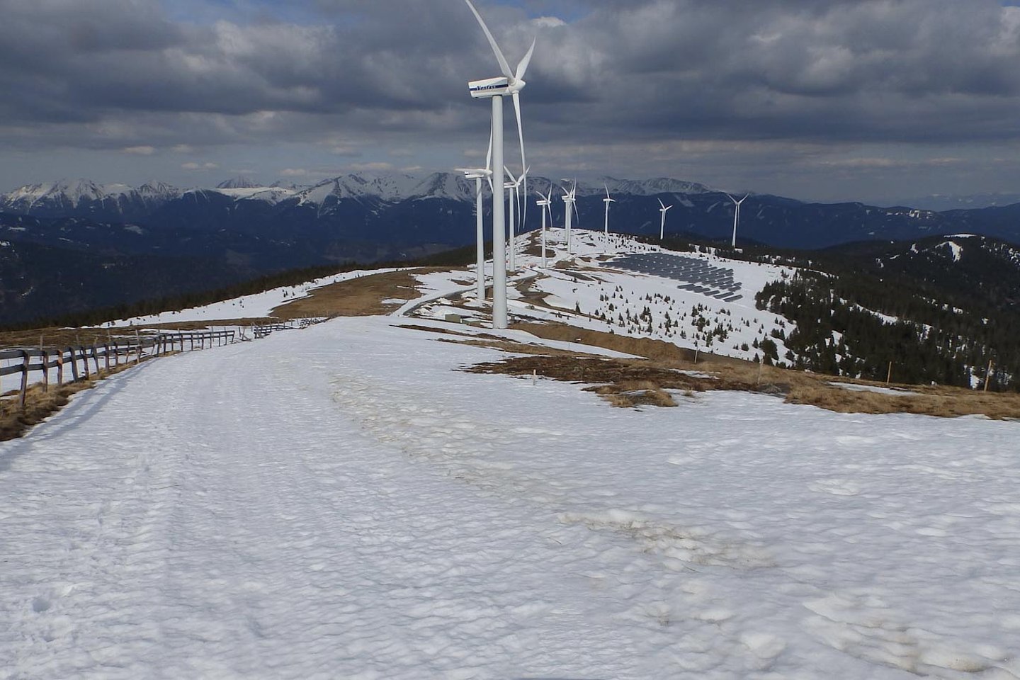 Tauernwindpark Oberzeiring - Winter